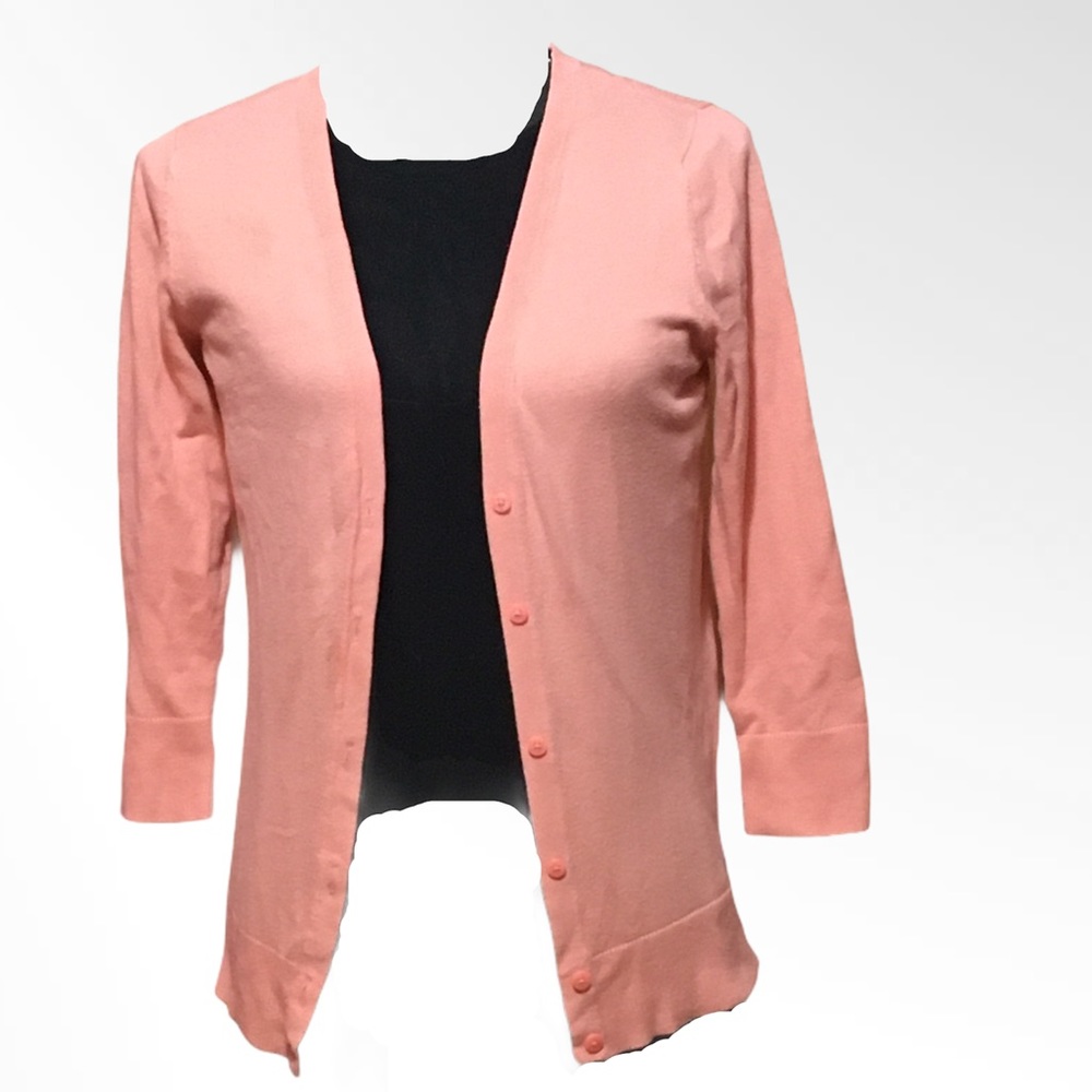 Merona Peach Long Sleeve Cardigan